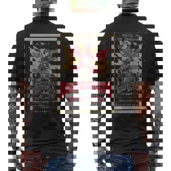 ストレンジャー・シングス ポスター Demogorgon Live Fan Memorabilia メンズTシャツ バックプリント - Kawaiitshirt