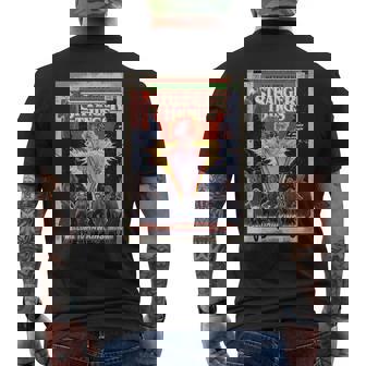 ストレンジャー・シングス リミックス 80年代レトロコミックアート ホーキンズへようこそ メンズTシャツ バックプリント - Kawaiitshirt