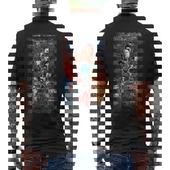 ストレンジャー・シングス4ポスター ヴィンテージ バトルファン 記念品 メンズTシャツ バックプリント - Kawaiitshirt