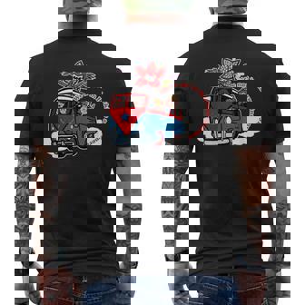 ストレンジャー・シングス・コード・レッド・ロード・トリップ・デモゴルゴン・アート メンズTシャツ バックプリント - Kawaiitshirt