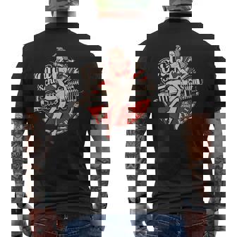 スパークプラグ ピンナップ メカニック メンズTシャツ バックプリント - Kawaiitshirt