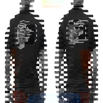 スピナーベイト バス釣り 漁師 釣り ルアー メンズTシャツ バックプリント - Kawaiitshirt