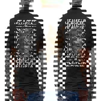 スピニングキャットミーム Oiiaoiia キャットミーム メンズTシャツ バックプリント - Kawaiitshirt