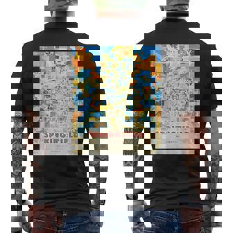 スプリングフィールド ミズーリ メンズTシャツ バックプリント - Kawaiitshirt