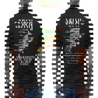 スプリント 短距離 趣味 陸上競技 スキルアップ メンズTシャツ バックプリント - Kawaiitshirt