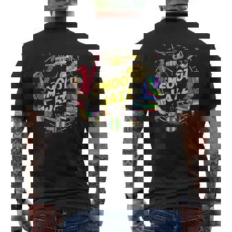 スムースジャズ カラフル 楽器 アート メンズTシャツ バックプリント - Kawaiitshirt