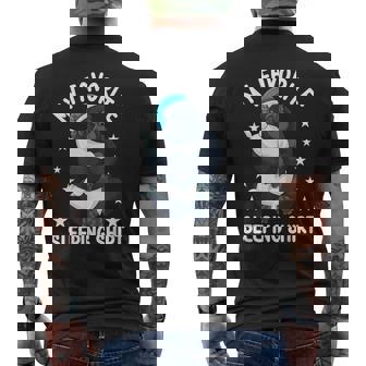 スリープシャツ ゴリラパジャマ モーニンググランピー用 メンズTシャツ バックプリント - Kawaiitshirt