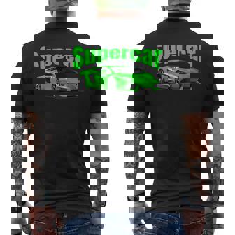 スー スポーツカー マッスルカー レースカー メンズTシャツ バックプリント - Kawaiitshirt