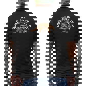 セイヴ・ザ・パンゴリン野生動物園 メンズTシャツ バックプリント - Kawaiitshirt