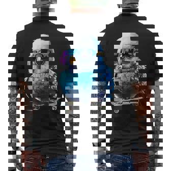 セキセイインコ オーナー様へ メンズTシャツ バックプリント - Kawaiitshirt