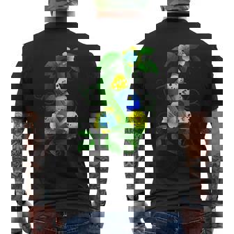 セキセイインコの赤ちゃん メンズTシャツ バックプリント - Kawaiitshirt