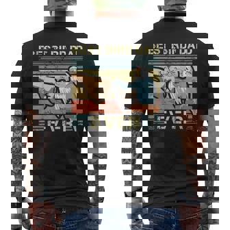 セキセイダッド 鳥好き 父 動物愛好家 鳥の男 メンズTシャツ バックプリント - Kawaiitshirt