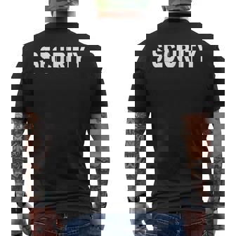 セキュリティガード イベント安全 メンズTシャツ バックプリント - Kawaiitshirt