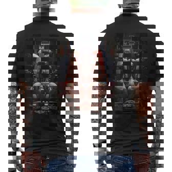 セクシーガールグラフィックtシャツ ホットガールズ&ギター 2 グランジ メンズTシャツ バックプリント - Kawaiitshirt