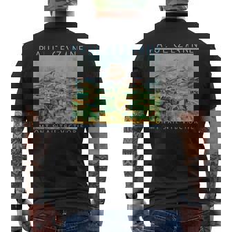 セザンヌ 面白いtシャツ アート 印象派 絵画 メンズ レディース 面白い 服 美術 油彩画 メンズTシャツ バックプリント - Kawaiitshirt