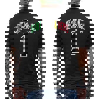 セントクリストファーネイビス 国旗 1 メンズTシャツ バックプリント - Kawaiitshirt