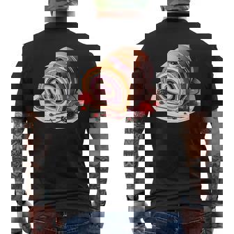 ゼリーロールケーキ メンズTシャツ バックプリント - Kawaiitshirt