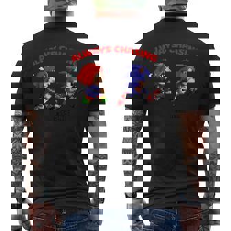 ソニック×れじぇくん Always Chasing L メンズTシャツ バックプリント - Kawaiitshirt