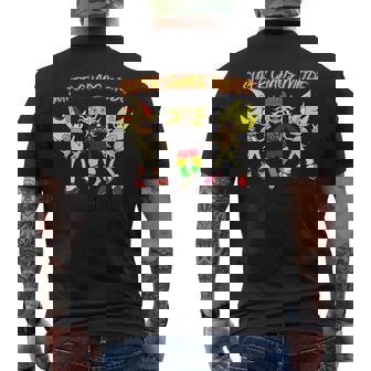 ソニック×れじぇくんuper Chaos Mode L メンズTシャツ バックプリント - Kawaiitshirt