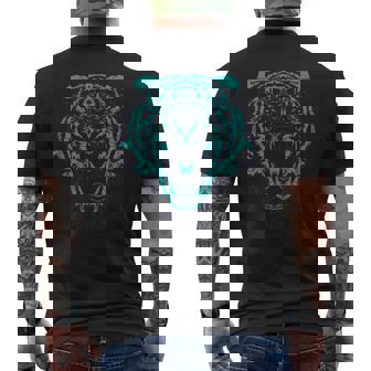 タイガーヘッド メンズTシャツ バックプリント - Kawaiitshirt