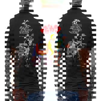 タイムボカン デザインc メンズTシャツ バックプリント - Kawaiitshirt