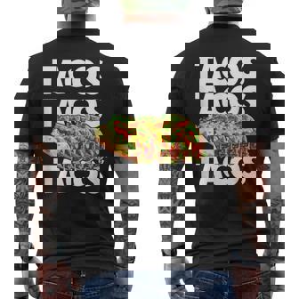 タコス Tacos メンズTシャツ バックプリント - Kawaiitshirt