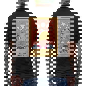 タコスタロット神秘的な星月面白い食通デザイン。 メンズTシャツ バックプリント - Kawaiitshirt