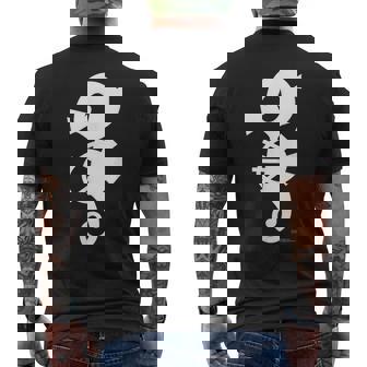 タツノコロゴ B メンズTシャツ バックプリント - Kawaiitshirt