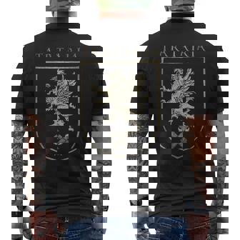 タルタリア-タルタリア帝国グリフィン、タルタリア家紋 メンズTシャツ バックプリント - Kawaiitshirt