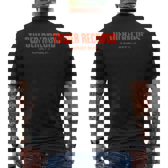 タワーレコード レトロ サンセット ブルバード ビンテージ音楽 ハリウッド 長袖tシャツ メンズTシャツ バックプリント - Kawaiitshirt