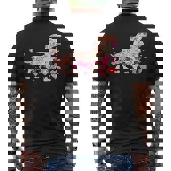 ダックスフント 解体新書 ミニチュアダックス 犬の飼い主 ダックスフント ギフト おもしろ犬 ダックスフント メンズTシャツ バックプリント - Kawaiitshirt