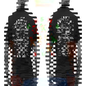 ダビングクリスマスブリークリスマスセーターサンタダブスクワッドキッズボーイ メンズTシャツ バックプリント - Kawaiitshirt