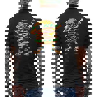 ダビングバーガー ファーストフード ナショナルハンバーガー ダブ愛好家 メンズTシャツ バックプリント - Kawaiitshirt