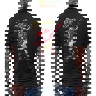 ダブ 大根 踊る 大根 野菜 メンズTシャツ バックプリント - Kawaiitshirt