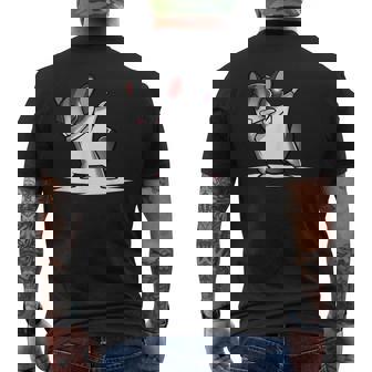 ダブダンスフクロモモンガペット メンズTシャツ バックプリント - Kawaiitshirt