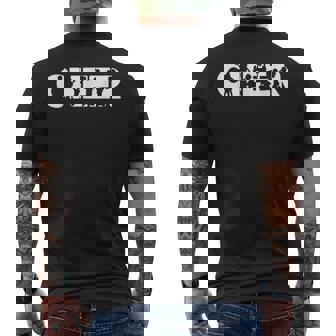 チア チアリーディング ヴィンテージ チア メンズTシャツ バックプリント - Kawaiitshirt