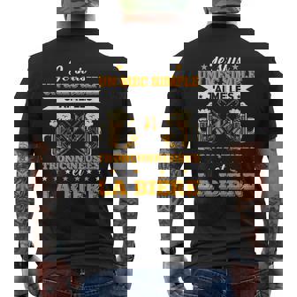 メンズ チェーンソー&ビール ランバージャック&林業チェーンソー メンズTシャツ バックプリント - Kawaiitshirt