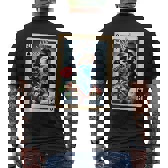 チカーナ レイナ チカーノ シャツ チョロ クイーン かわいい レトロ ローライダー メンズTシャツ バックプリント - Kawaiitshirt