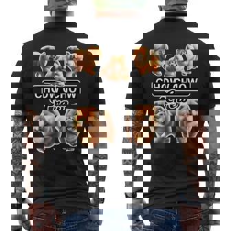 チャウチャウクルー メンズTシャツ バックプリント - Kawaiitshirt