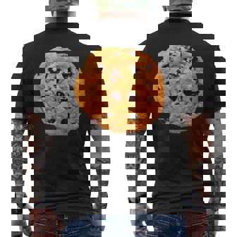 チョコレートチップクッキー メンズTシャツ バックプリント - Kawaiitshirt