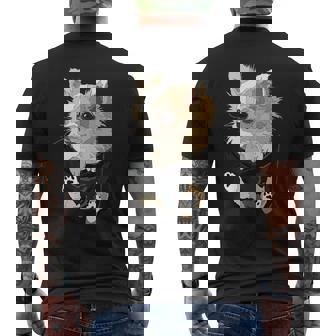 チワワ インポケット チワワ 長髪 チワワ 犬好き メンズTシャツ バックプリント - Kawaiitshirt