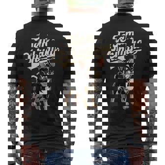 チワワオーナーチワチワ メンズTシャツ バックプリント - Kawaiitshirt