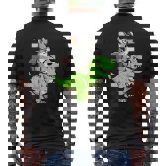 チンチラ T-Rex 恐竜 ペット おもしろい ティラノサウルス メンズTシャツ バックプリント - Kawaiitshirt
