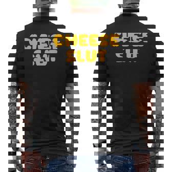 チーズ痴女 メンズTシャツ バックプリント - Kawaiitshirt