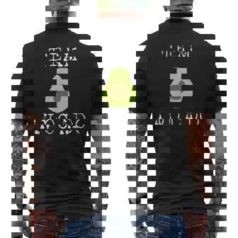 チームアボカドtシャツ 面白いアボカドシャツ ビーガン メンズTシャツ バックプリント - Kawaiitshirt