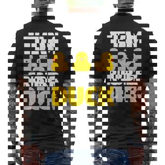 チームラバーダックラバーダック。 メンズTシャツ バックプリント - Kawaiitshirt