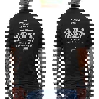 チーム雷電生涯メンバー おかしな名前 雷電。 メンズTシャツ バックプリント - Kawaiitshirt