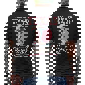 テキサス カウガール デザート ウエスタン テキサス カウガール メンズTシャツ バックプリント - Kawaiitshirt