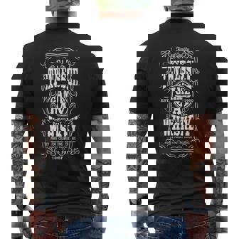 テネシーウィスキーフットボール メンズTシャツ バックプリント - Kawaiitshirt