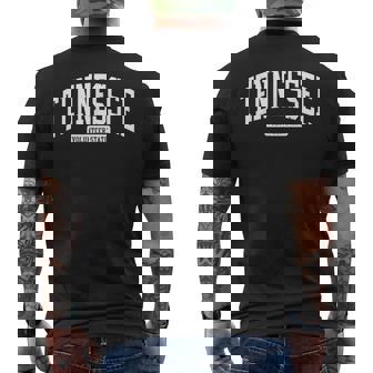 テネシー大学スタイル メンズTシャツ バックプリント - Kawaiitshirt